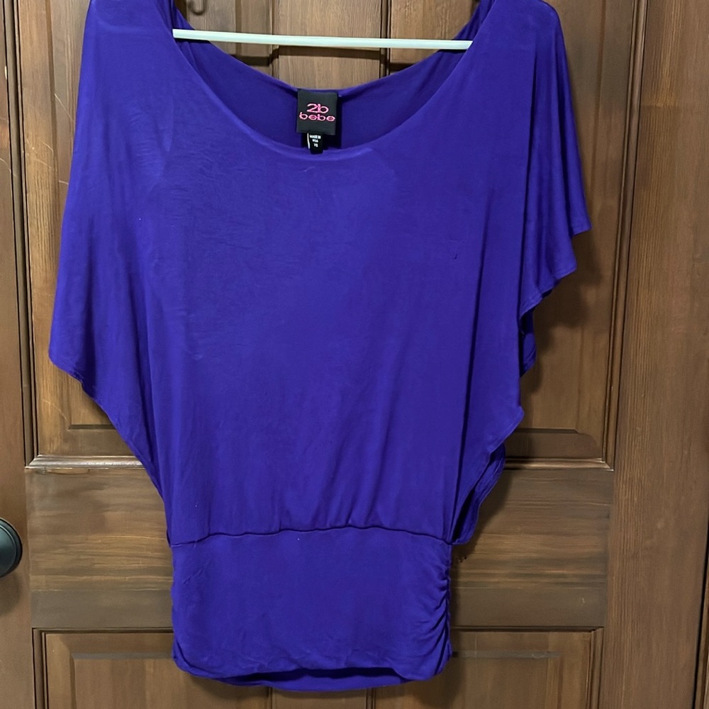 2b bebe purple top sz XS